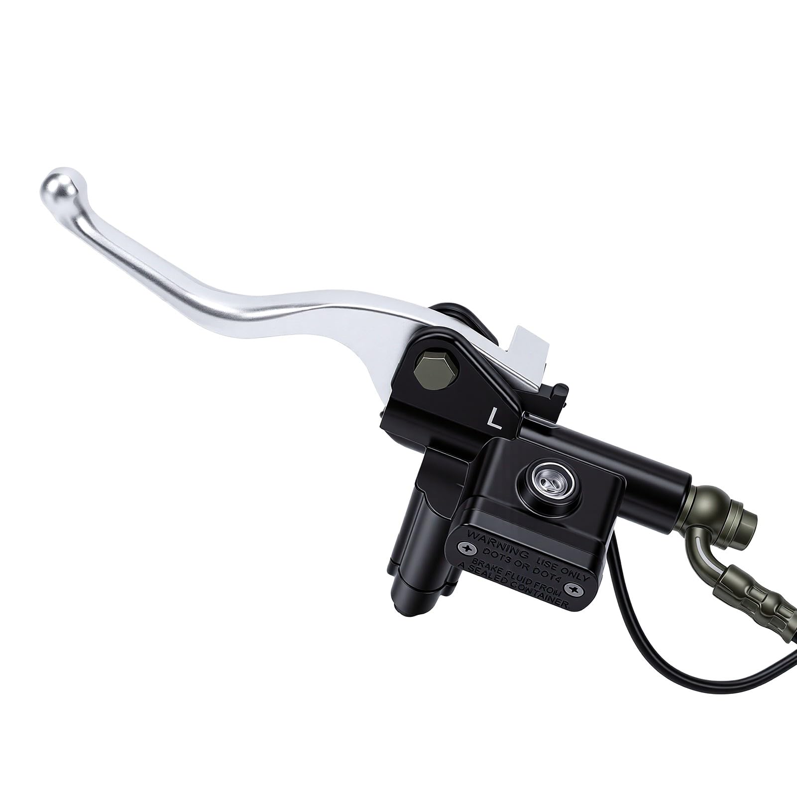 Gruppo Pinza Freno Idraulico, Freno a Disco Manuale con Pastiglie per Sostituzione Bici Elettrica 01, Sostituzione Gruppo a Disco Idraulico (Kit a ruota posteriore e leva)