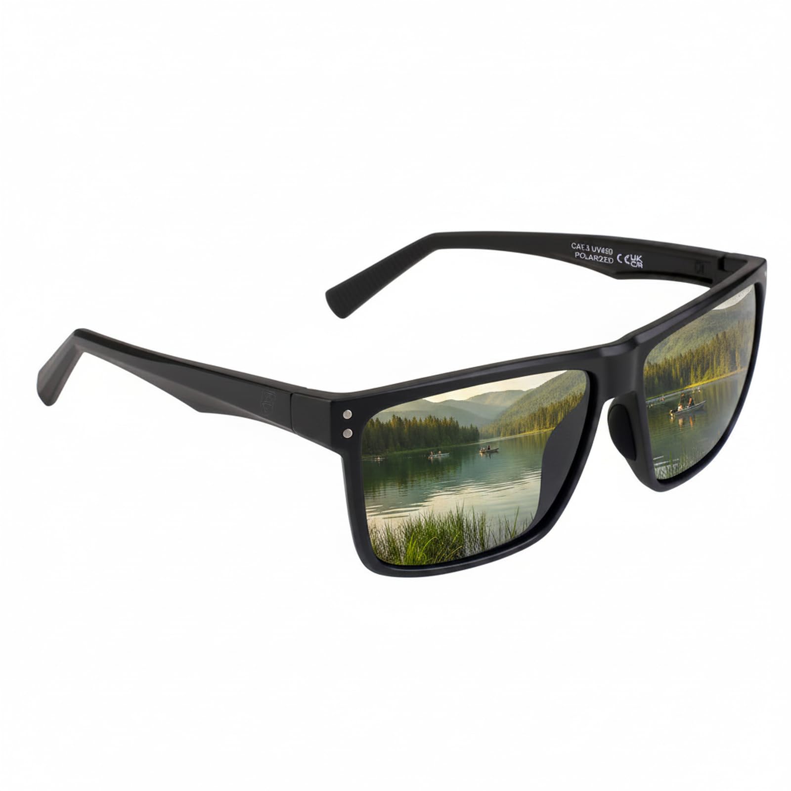 Polarisierte Hochleistungs-Sonnenbrillen aus Echtem Glas für Männer und Frauen, italienisches Design, Anti-Glare, UV400, Corning Echtes Glas Linsen