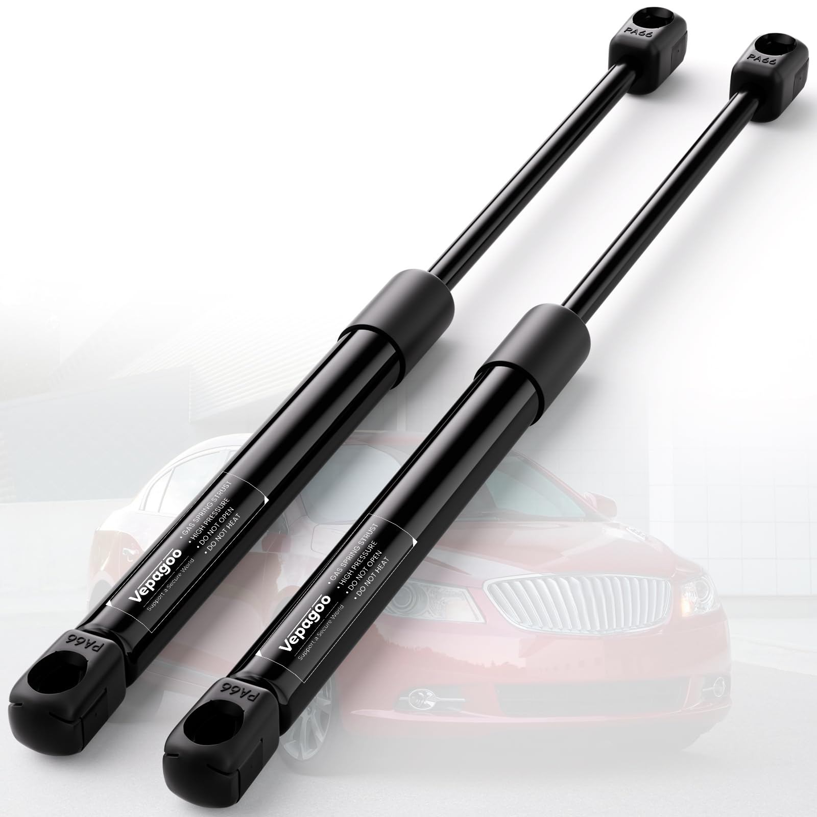 Vepagoo 4150 Front Hood Struts 2005-2007 Buick Allure, Lacrosse, Lacrosse Gas Shock Lift Supports Spring,only Sedan 4-Door,678531, C95368, SG230122, 2Pcs