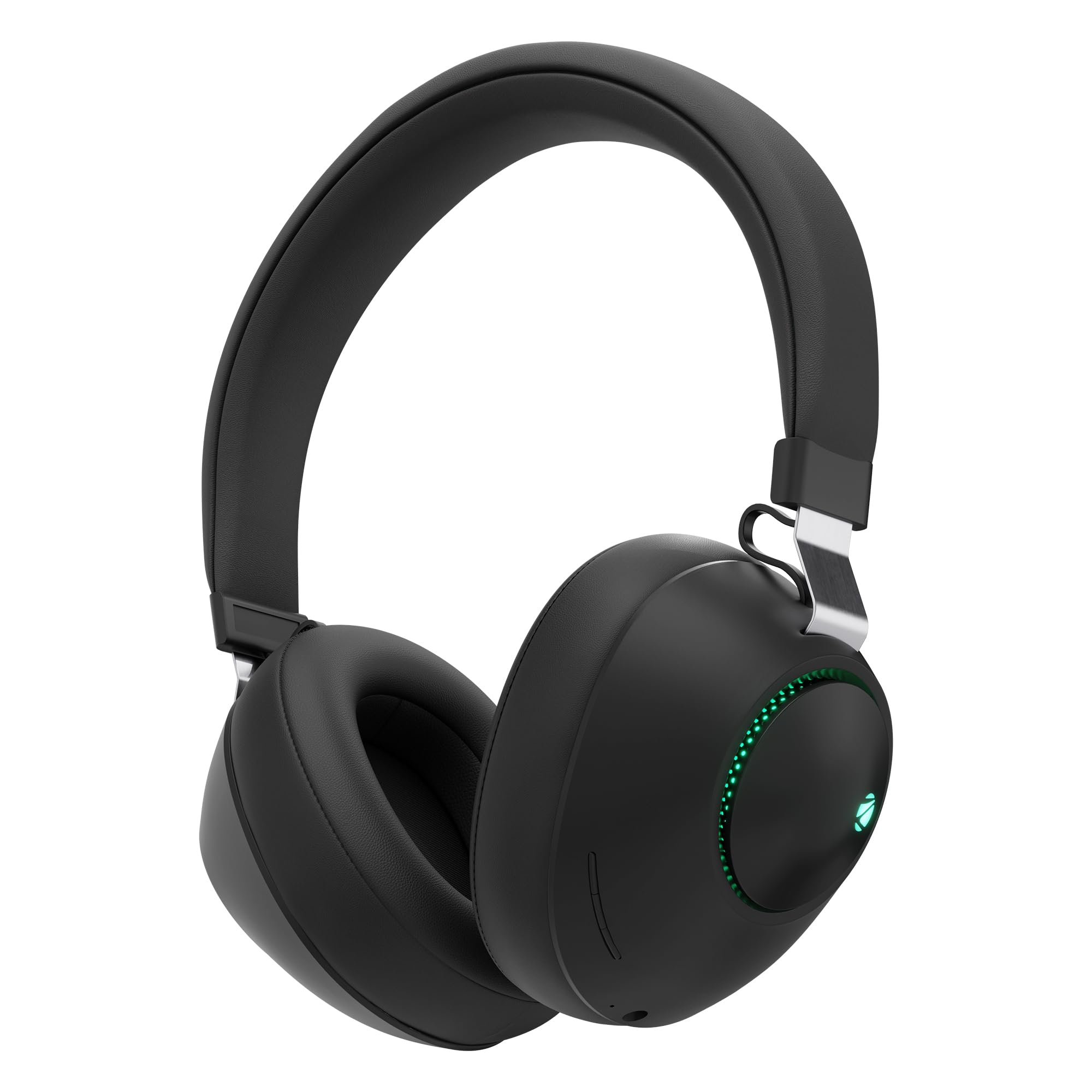 ZEBRONICS Duke Wireless Headphone with Up to 60h Backup, Supports Bluetooth, Dual Pairing, Gaming Mode, Environmental Noise Cancellation (ENC), LED Lights, Deep Bass, Voice Assistant Support (Black)-image-30