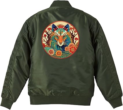 Amazon | タイプMA-1ジャケット バックプリント タイプMA-1