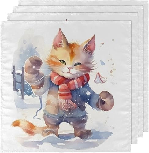 Miniatura 5 de Juego de 6 servilletas de tela de 20 x 20 pulgadas, lavables y reutilizables, para decoración de mesa de boda, fiesta de vacaciones, hogar, cóctel,