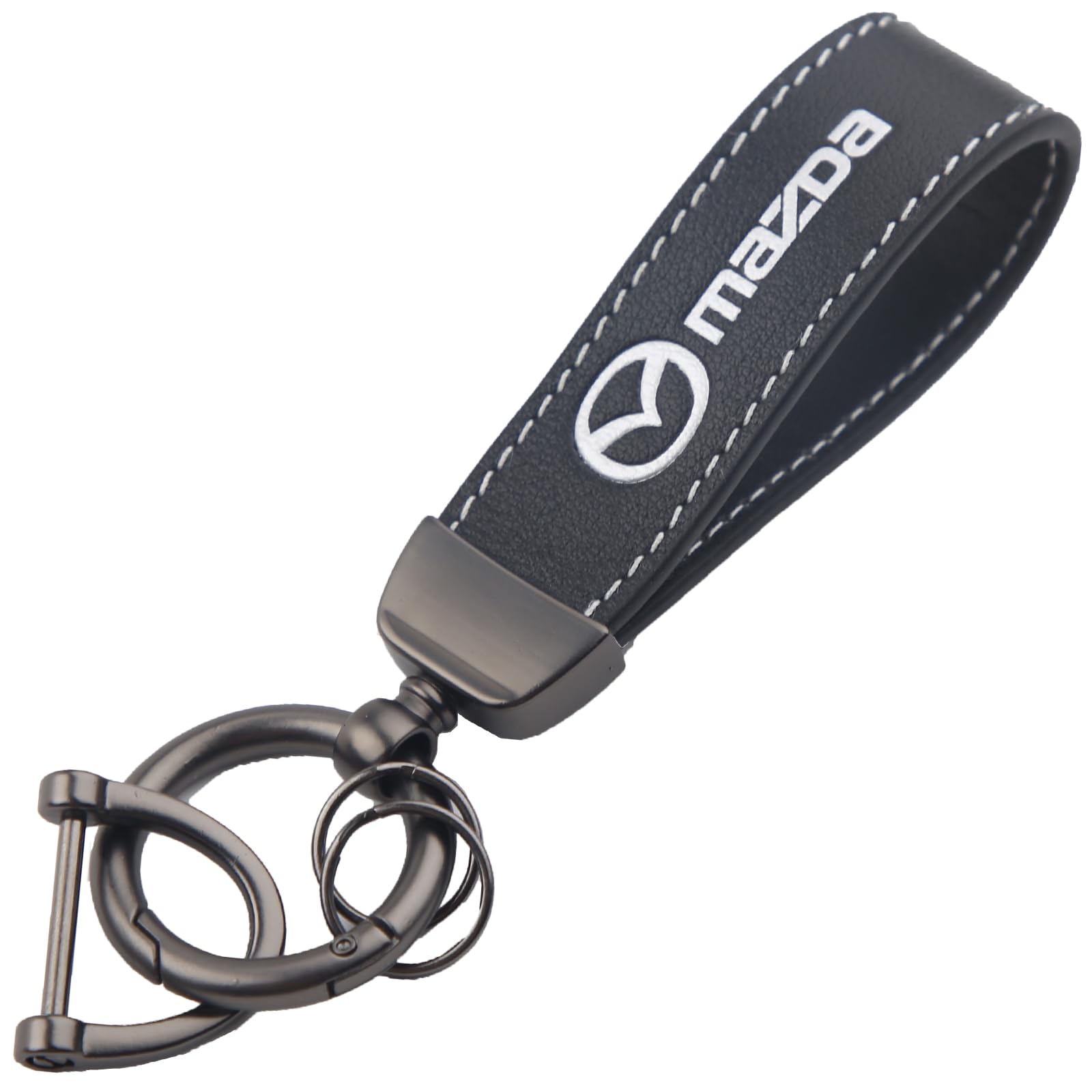 Genuine Leather Car Keychain Suit for Volvo Mazda Infiniti Accessories Key Chain Keyring for Man and Woman