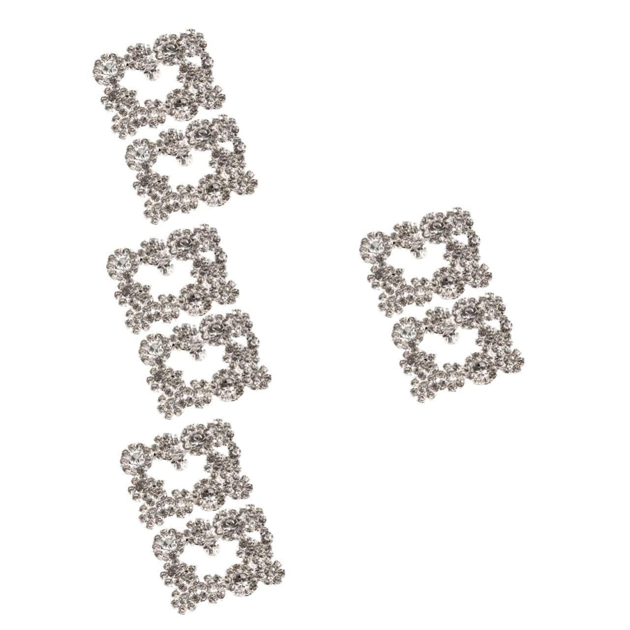 PACKOVE 4paia Fibbia Per Scarpe Clip Decorative Per e Cerimonie Accessori Per Scarpe Facili Installare e Rimuovere Adatte Per e