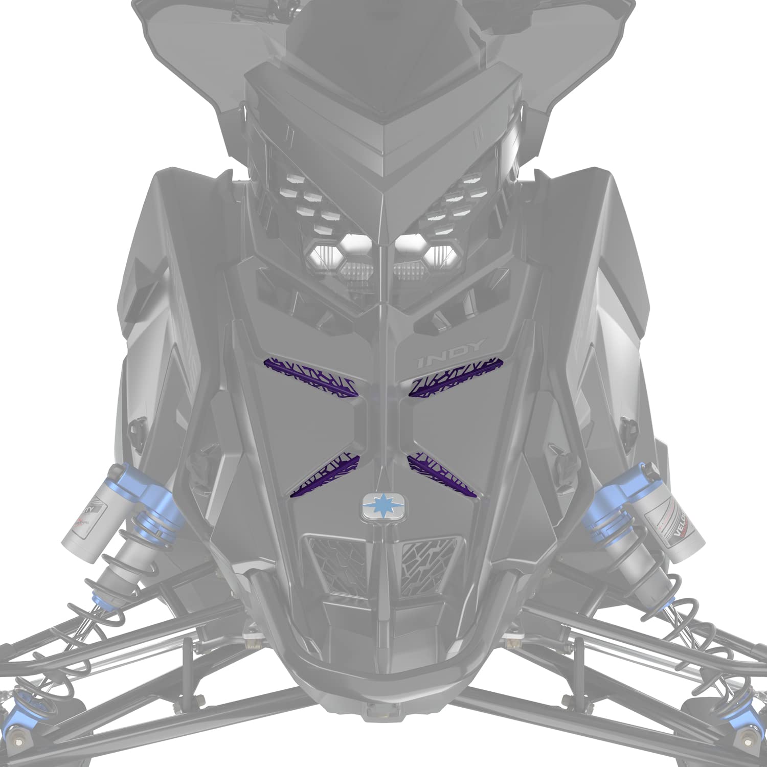 Polaris Snowmobile Matryx Grill Inserts - 2884979-784