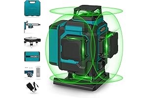 16 Line 4D Green Cross Line Professional Laser Level