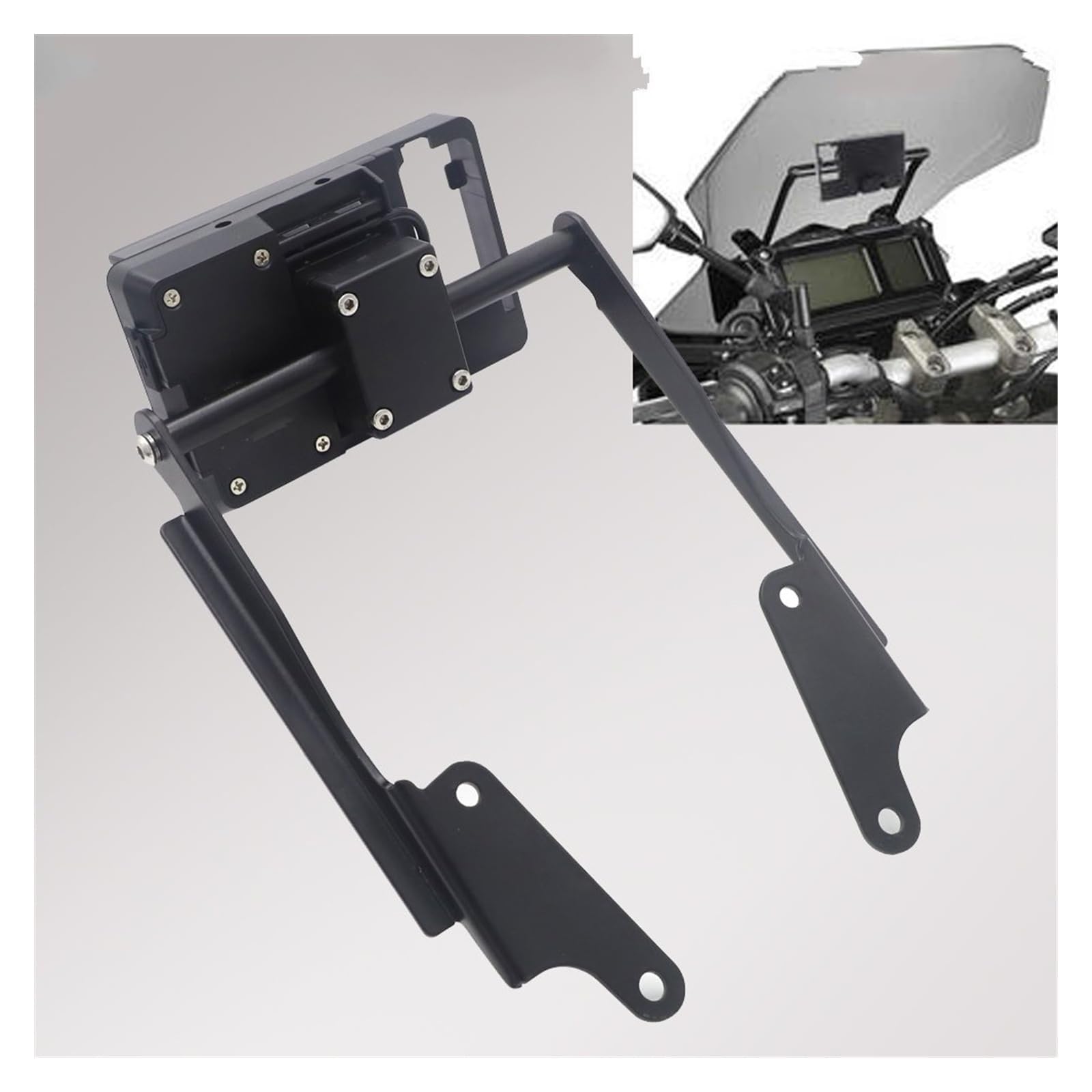 Soporte Navegación GPS para Motocicleta Soporte De Teléfono para Motocicleta, Soporte De Navegación GPS para para MT 09 para Tracer 900 2016 2017 (Color : Navigation Bracket)