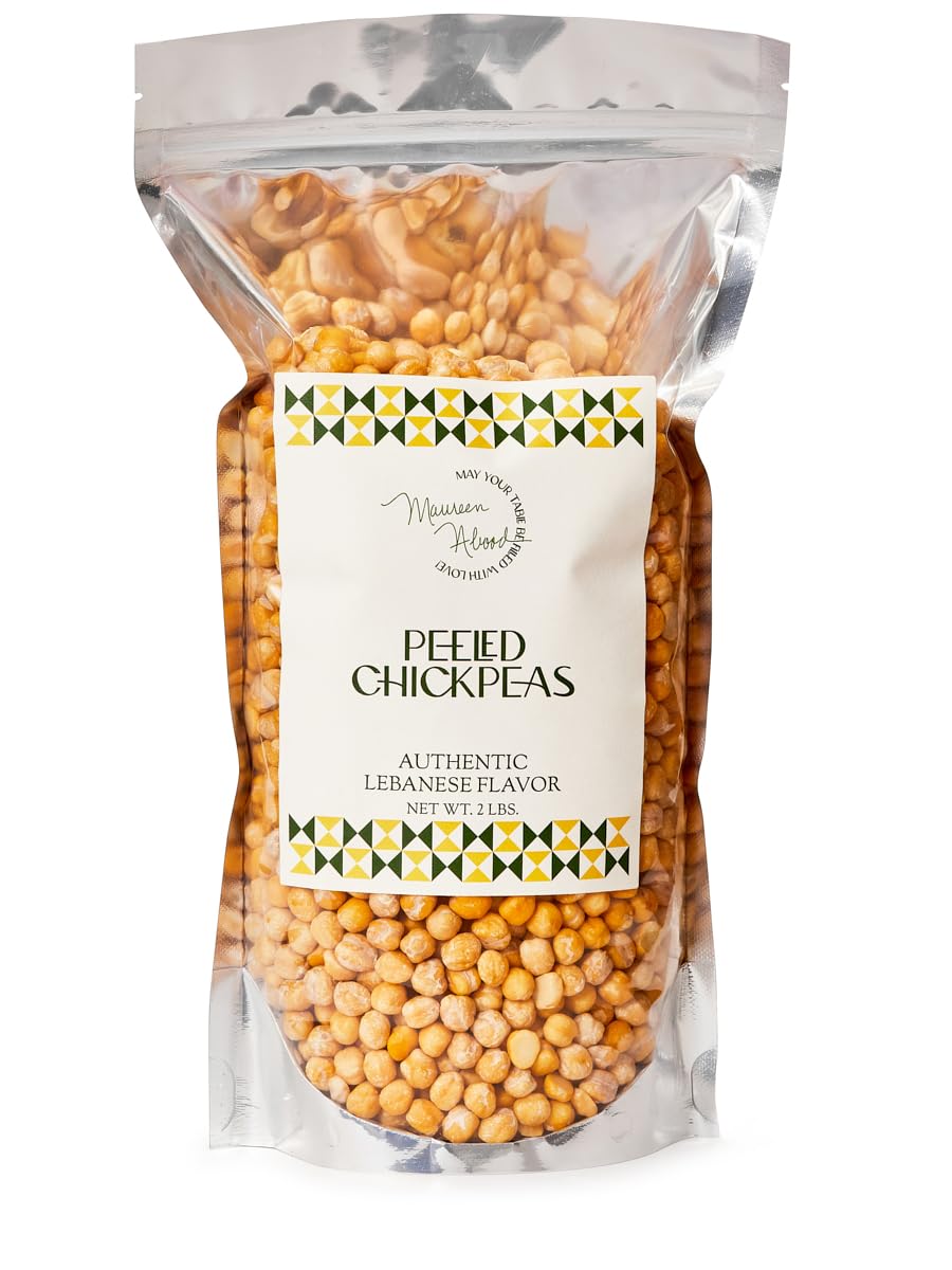Skinless Chickpeas (Chick Peas), 2 lb Bulk Dried Garbanzo Beans, Source of Plant Based Protein and Fiber