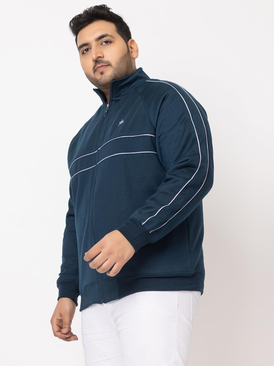 YHA Men's Regular Fit Plus Size Zipper jackets - Image 4 thumbnail
