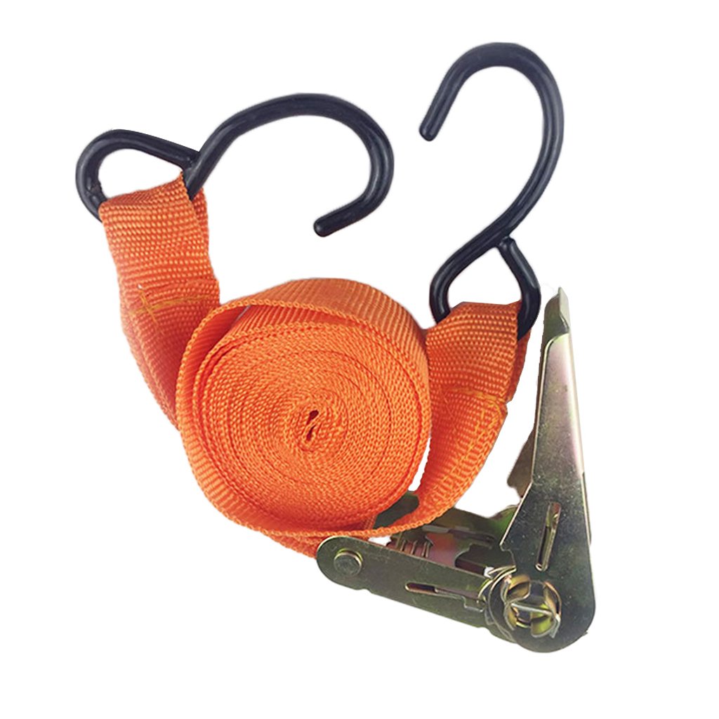 Phenovo 1 Pair Metal Buckle Tie Down Straps Strong Nylon Luggage Cargo