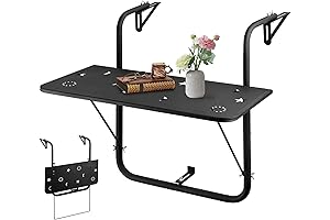 Foldable Balcony Railing Desk: Maximize Space and Enjoy the Outdoors Effortlessly