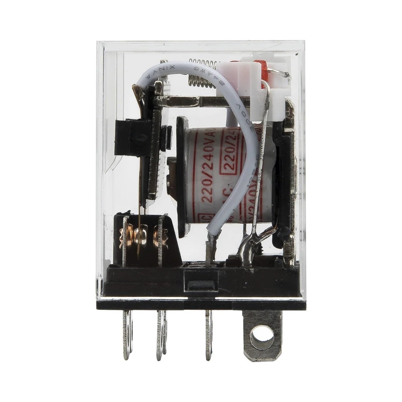 OSHZIKJII 1PCS JQX-13FL electromagnetic relay with LED indicator LY2 AC 220V DC 24V 12V LY2NJ HH62PL HH62P-L(12VDC)