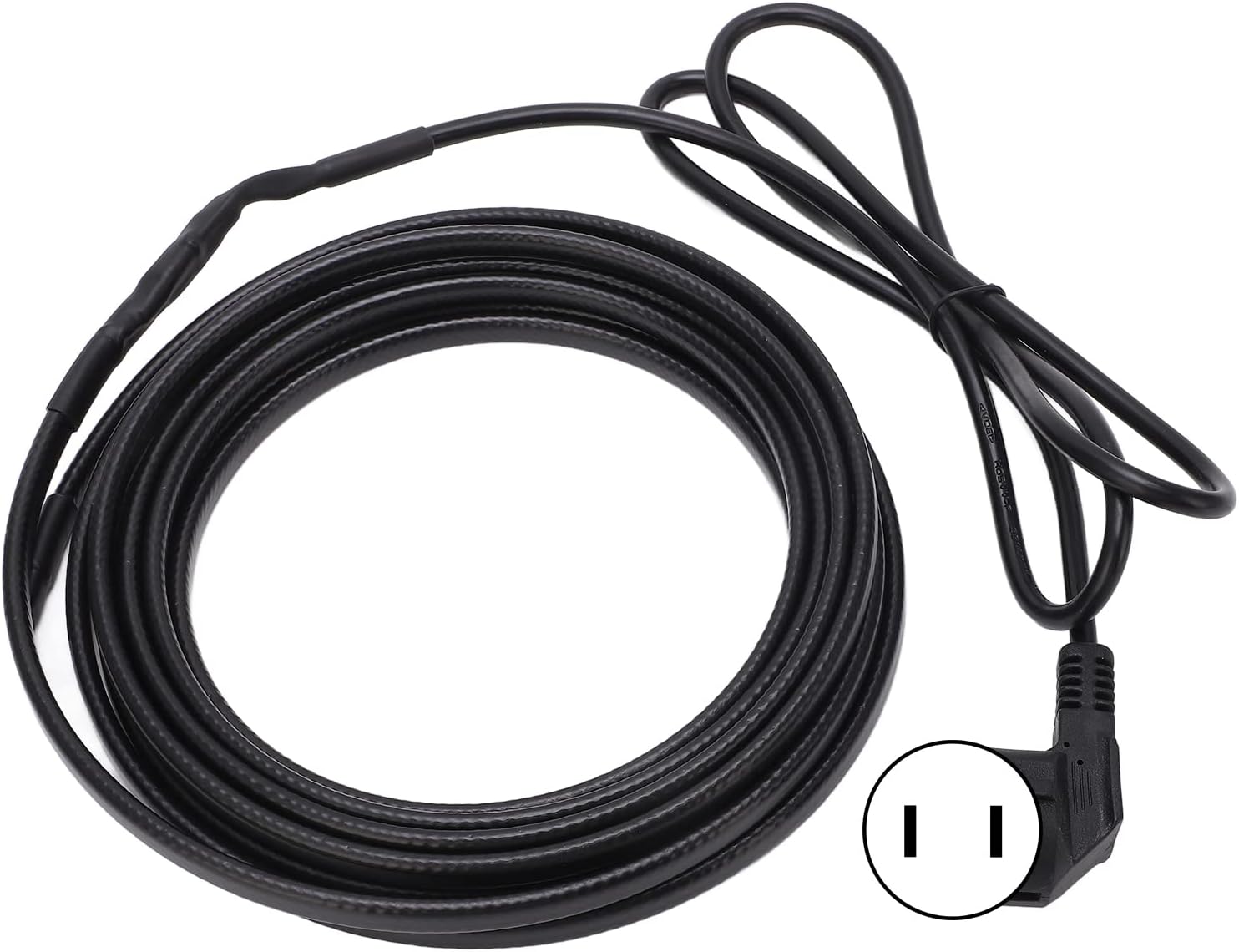 Pipe Heating Cable Heat Tape Pipe Protection Heater 5 Meter Self Regulating with Plug for Winter Basement Garage Outdoor Garden Water Tank