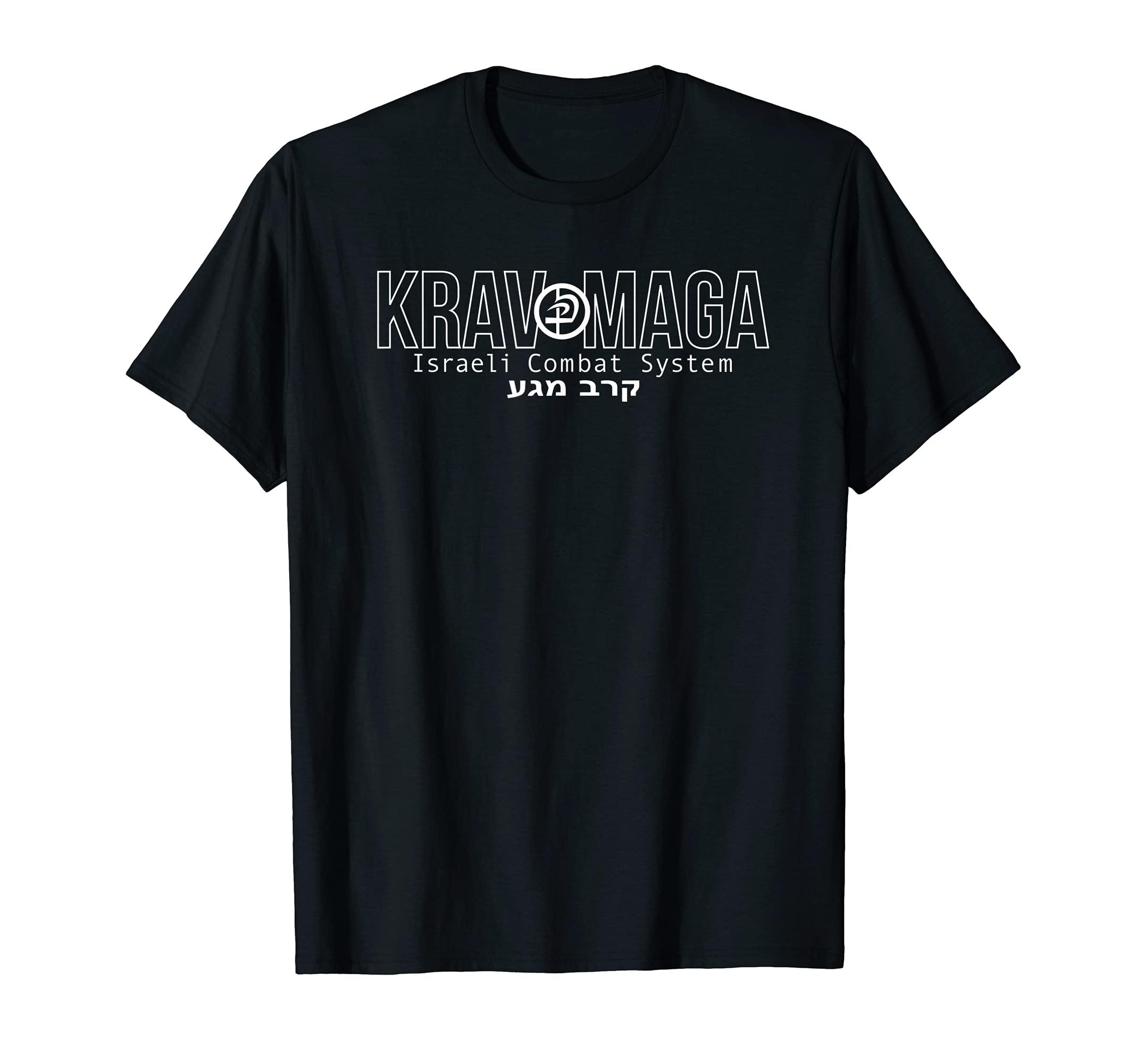 Krav Maga Israeli Combat System T-Shirt, Black
