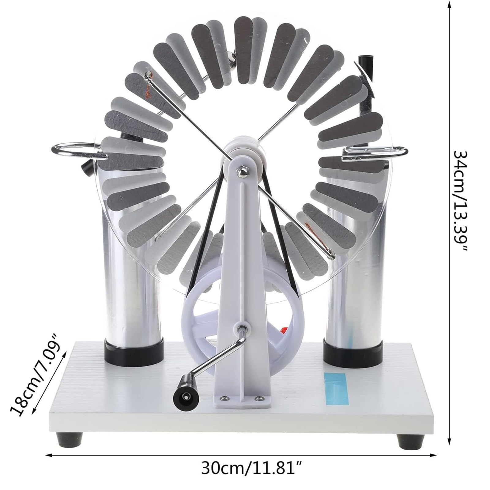 Elektrostatischer Generator Für Die Physik, Generator Für Statische Elektrizität, Statische Maschine, Generatormodell Für Statische Maschinen Für Physikexperimente, Für Verbesserte Statische Leistung
