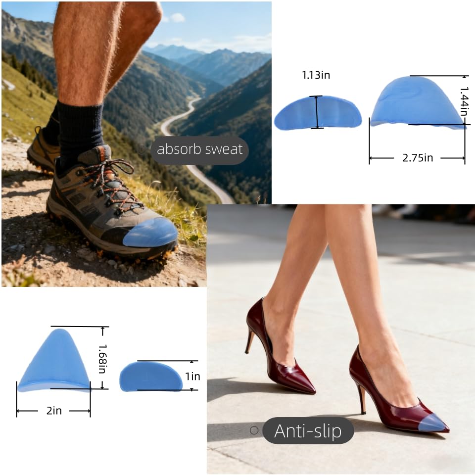 4 piezas relleno para zapatos ajustable para hombres y mujeres miniatura 7