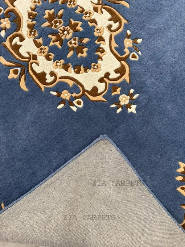 Image of zia carpets Hand Tufted Woollen Modern Collection Bedroom & Living Room Carpet Size 6 x 9 feet