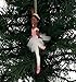 Resin African American Ballerina Ornament Set Of 2 for Christmas