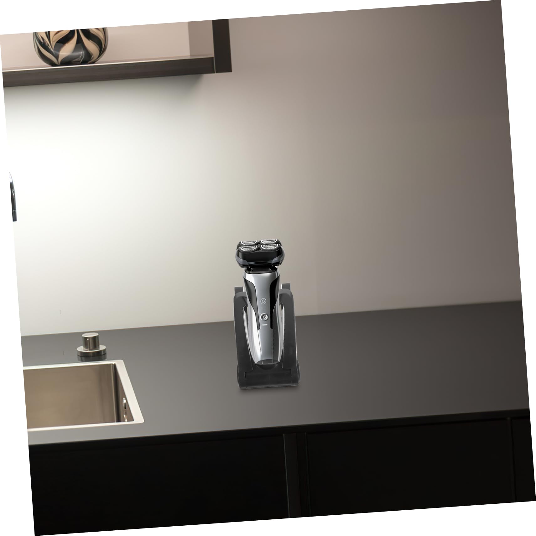 Beavorty Razor Storage Stand Shaving Tools Organizer Barber Shaver Stand Manual Razor Holder Storage Holder Organizer