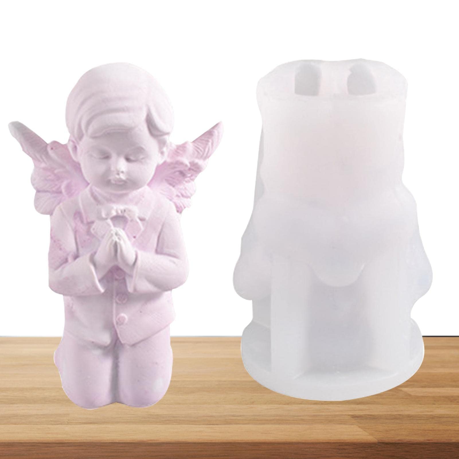 Moule Silicone Support Bougie Chandelier Ailes Tealight Bougeoir Pour Fimo Plâtre Cire Savon Résine Argile K208 5e130 - Un Grand Marché