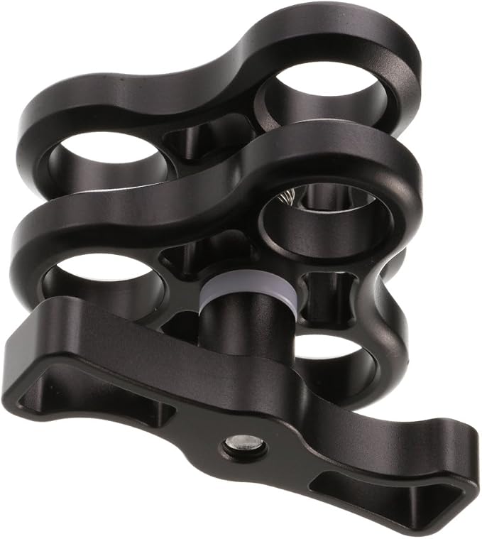 Details about &nbsp;Diving Lights Clamp Underwater 3 Holes for φ25mm Ball Light Arm System