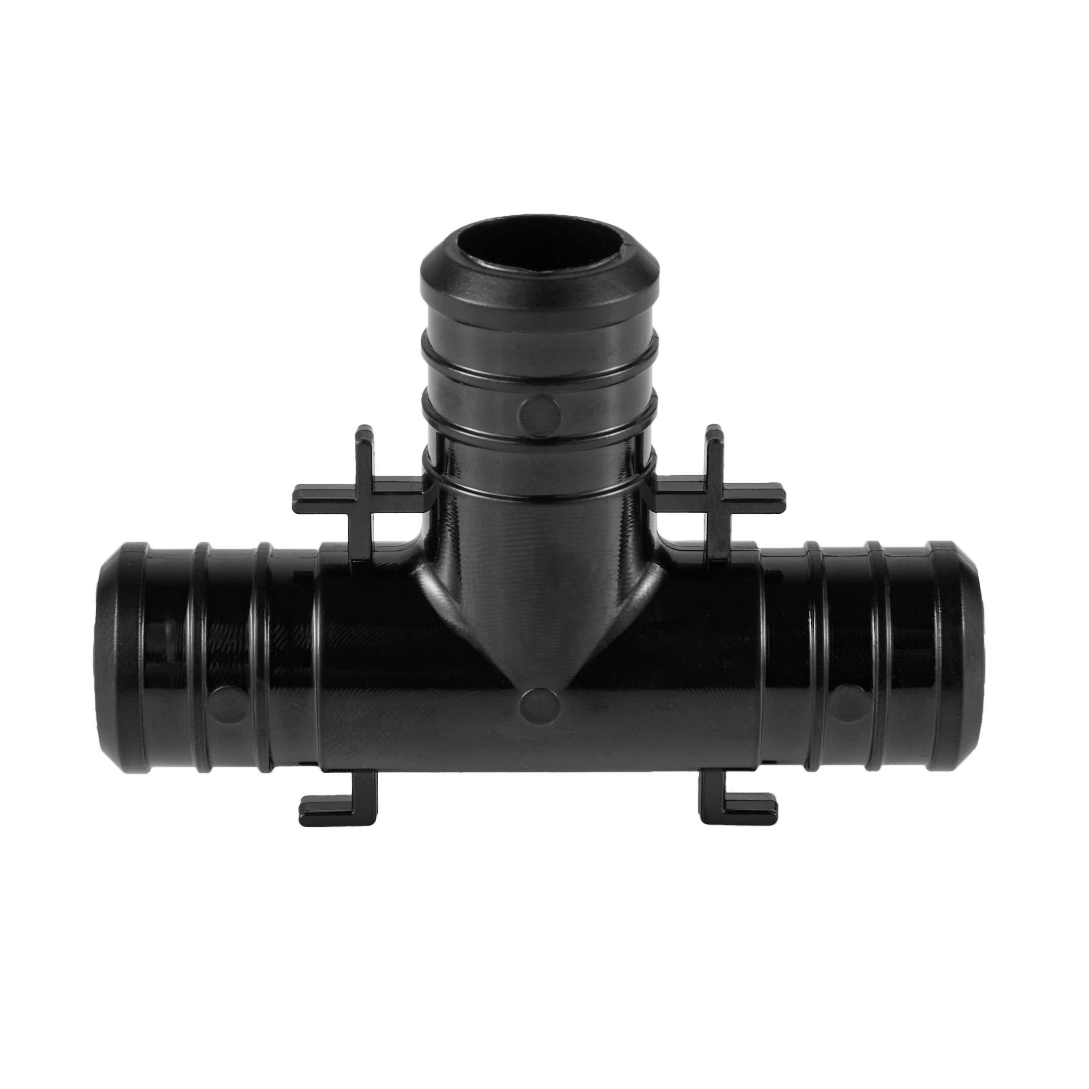 Paquete de 30 EFIELD 3/4 pulgadas Poly PPSU Barb Crimp Pex Fitting con pestaña de posición Combo: Tees, codos, acoplamientos, 10 piezas cada uno