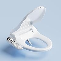 Vista 4 de Lotus Hygiene Systems ATS-500. Asiento para inodoro con tapa inteligente, climatizada con temperatura regulable. Color blanco.