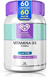 Vitamina D3 5.000ui Com Tcm - 60 Cápsulas
