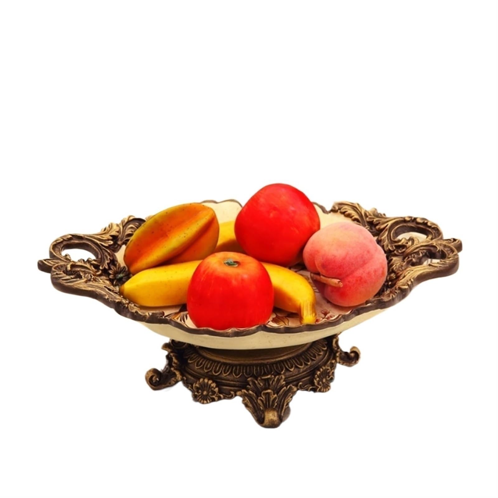 ZTCHSENZT Fruit Bowls Snack Serving Trays Retro Fruit Trays Resin Candy Bowls Party Fruits Baskets Fruits Holder Centerpieces Platters