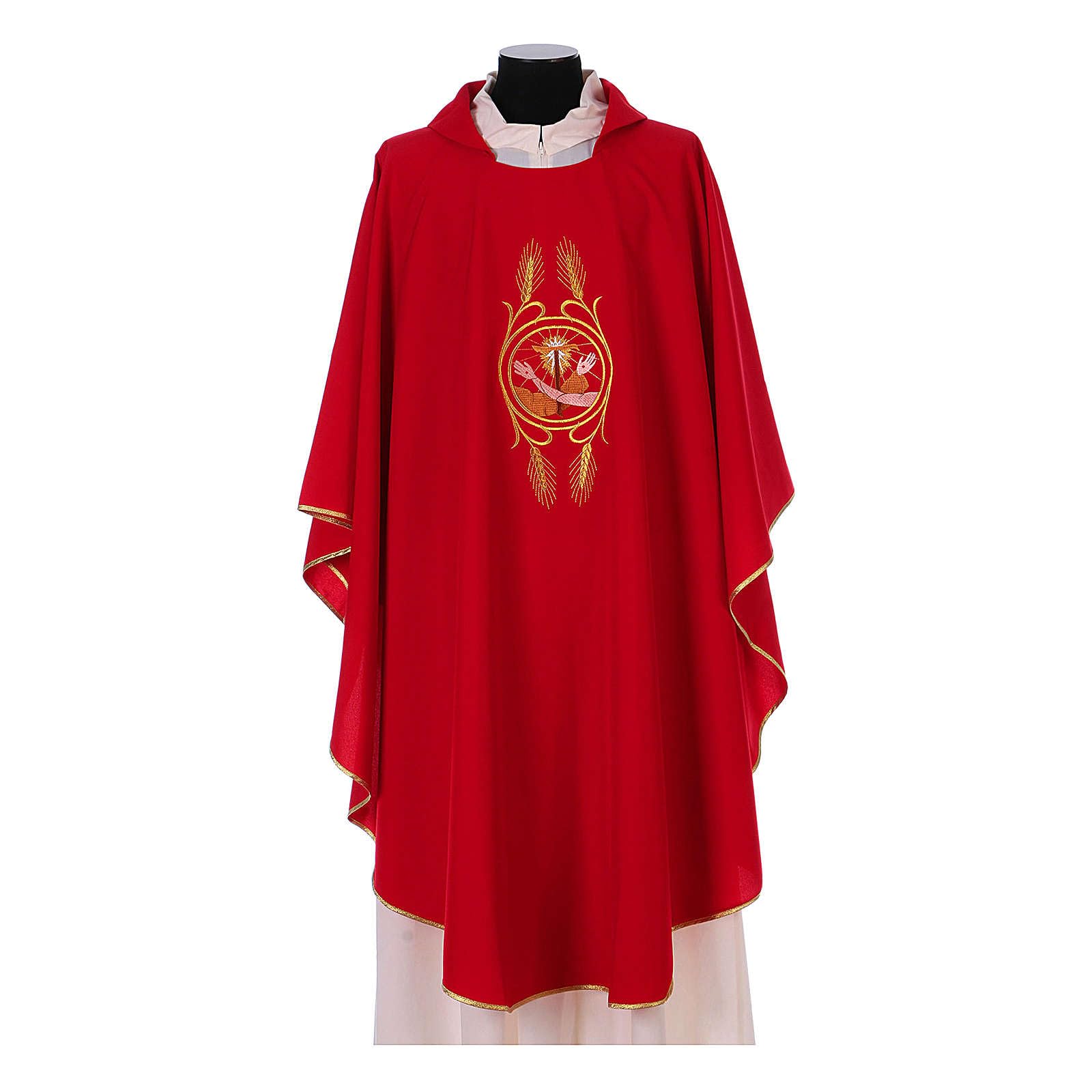 Holyart Kasel mit Franziskaner Wappen aus Polyester