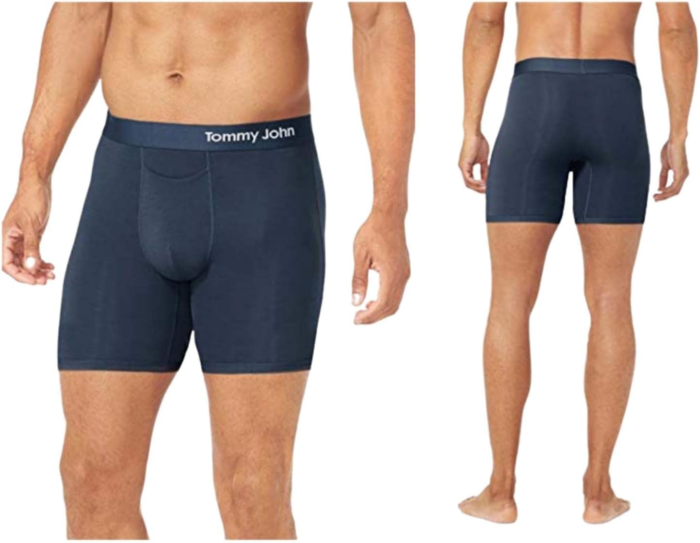 Tommy John Men’s Trunk 6" Underwear - Supima Cool Cotton Boxers with Supportive Contour Pouch - Cool, Dry Pima Cotton Blend - Image 2
