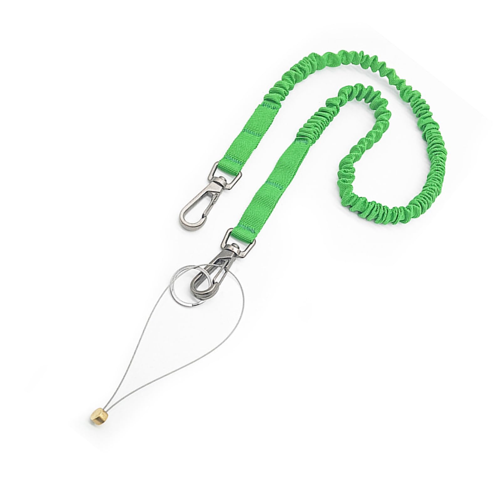 Portable Tool Lanyard with Two Buckles Strap Thicken Rope Bungee Tethers Tool Lanyard Easy to Use Dynamics Tethers with Carabiner Attachments and Portable Rope