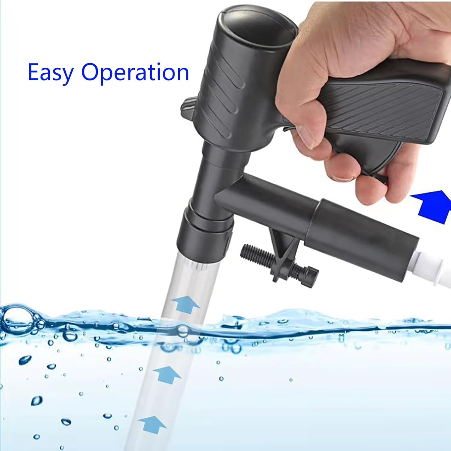 Gravel Pump Vacuum for Aquarium, Hand Siphon Hose with Thickened Airbag, Fish Tank Cleaning Tools for Fish Tank Cleaning Gravel & Sand