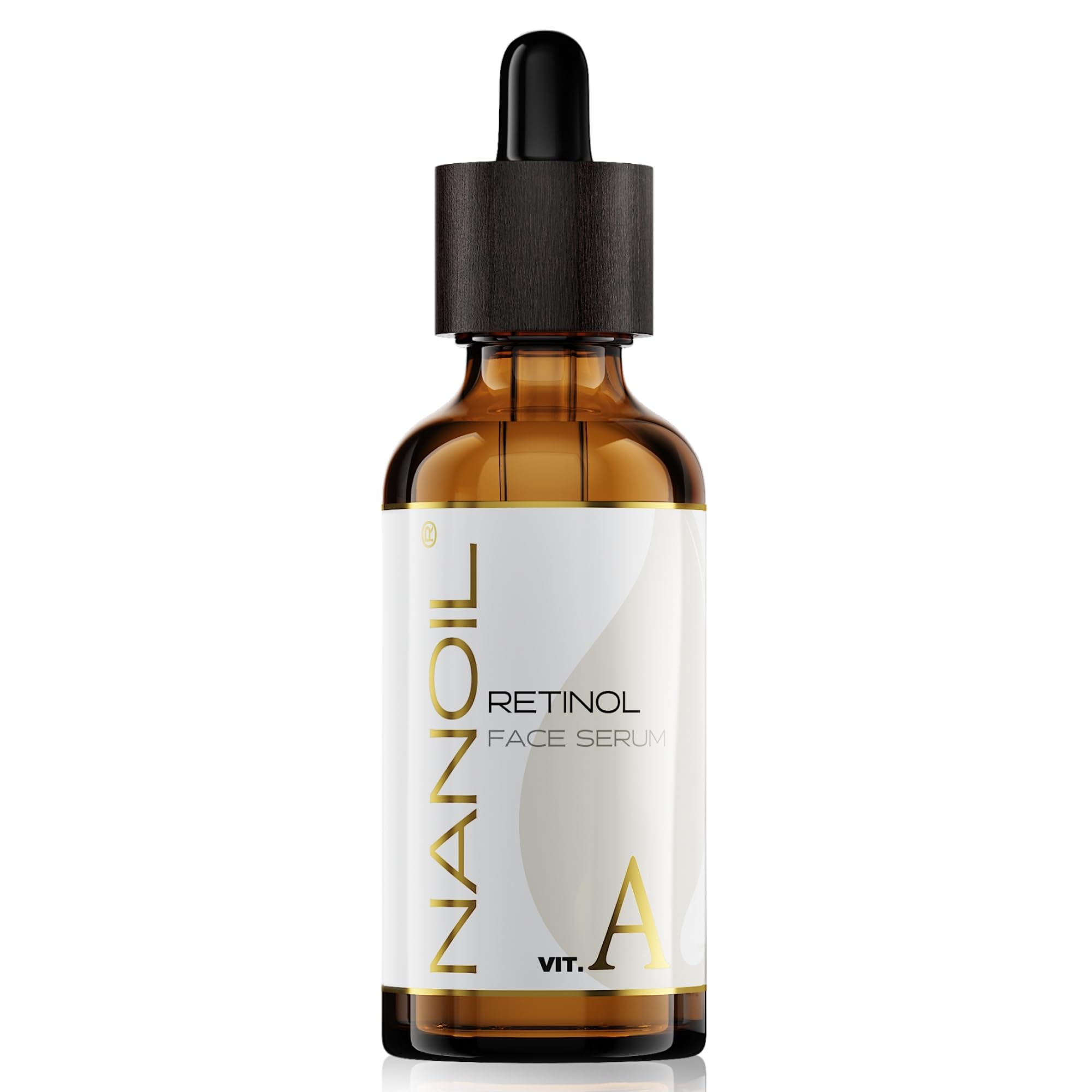 Nanoil Face Serum 50ml - Face Serum For All Skin Types, Smoothing & Illuminating, Skin Care, Nourishing, Anti-aging & Hydrating Facial Care (Retinol)