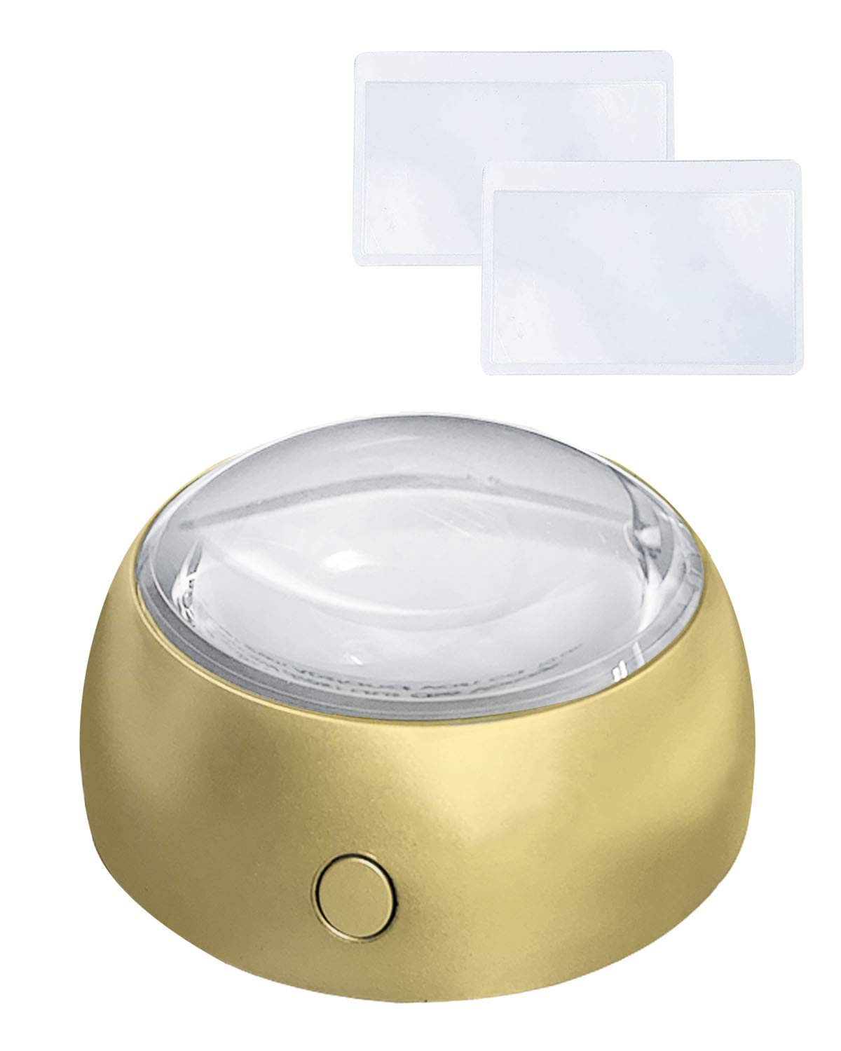 M MAGDEPO 5X Lighted Dome Magnifying Glass Reading Map Document Inspection Paperweight