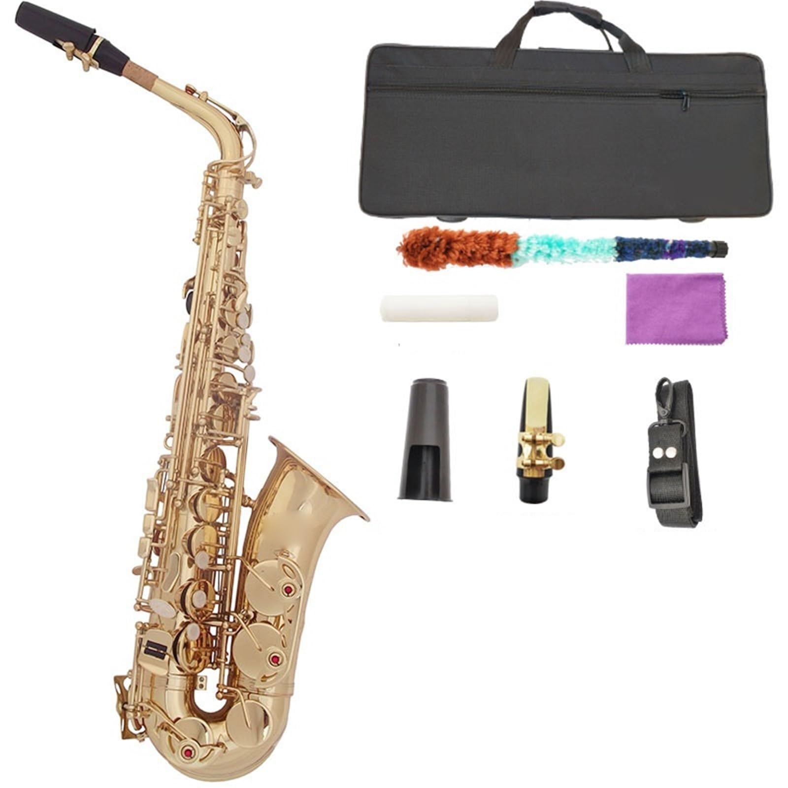 Saxophonsets Goldenes Saxophon In Es-Dur Altblasinstrumente Anfänger Bis Profi