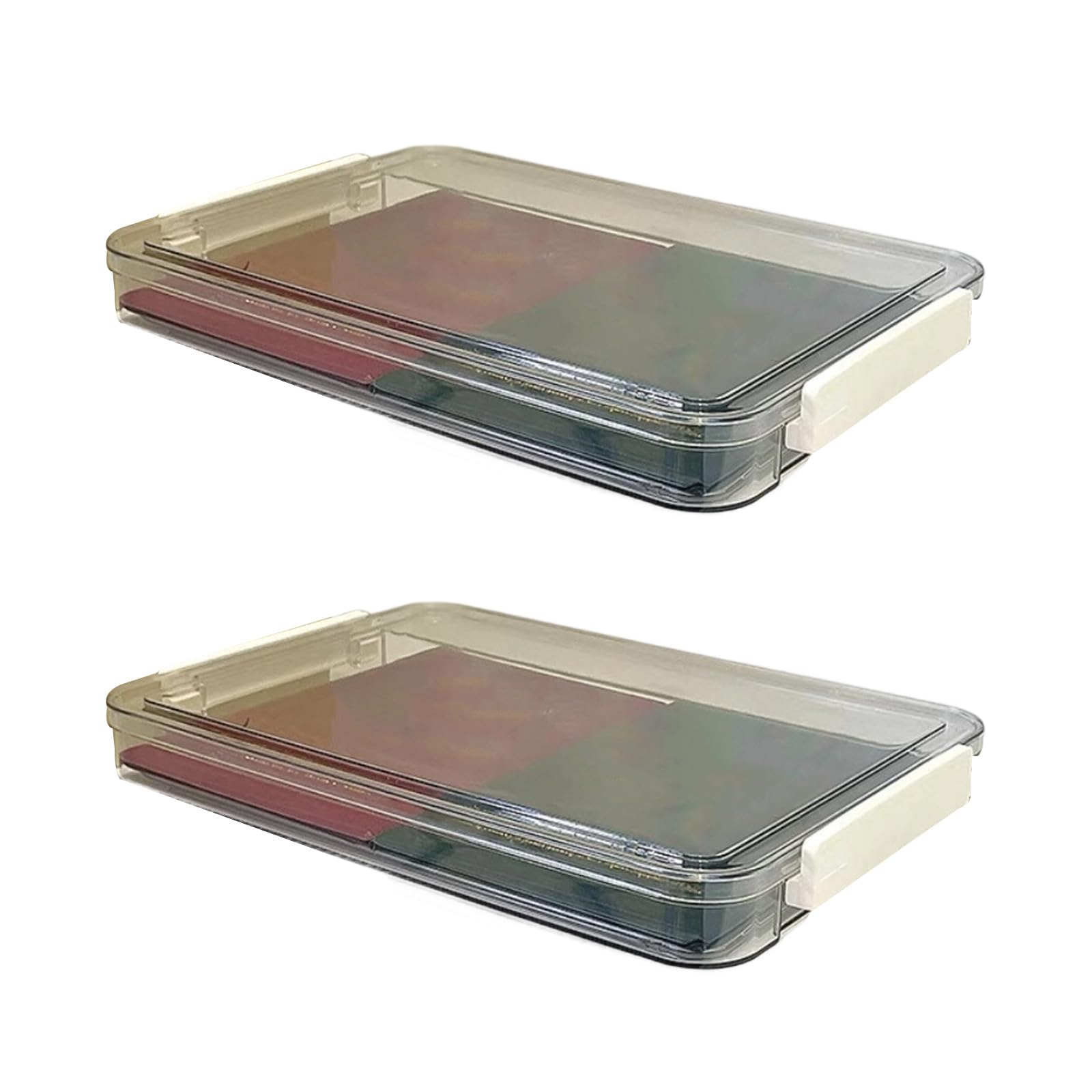 ZEPFJHE File Storage Box Sturdy and Portable Ideal for Offices School or Travel Use Offices File Planner