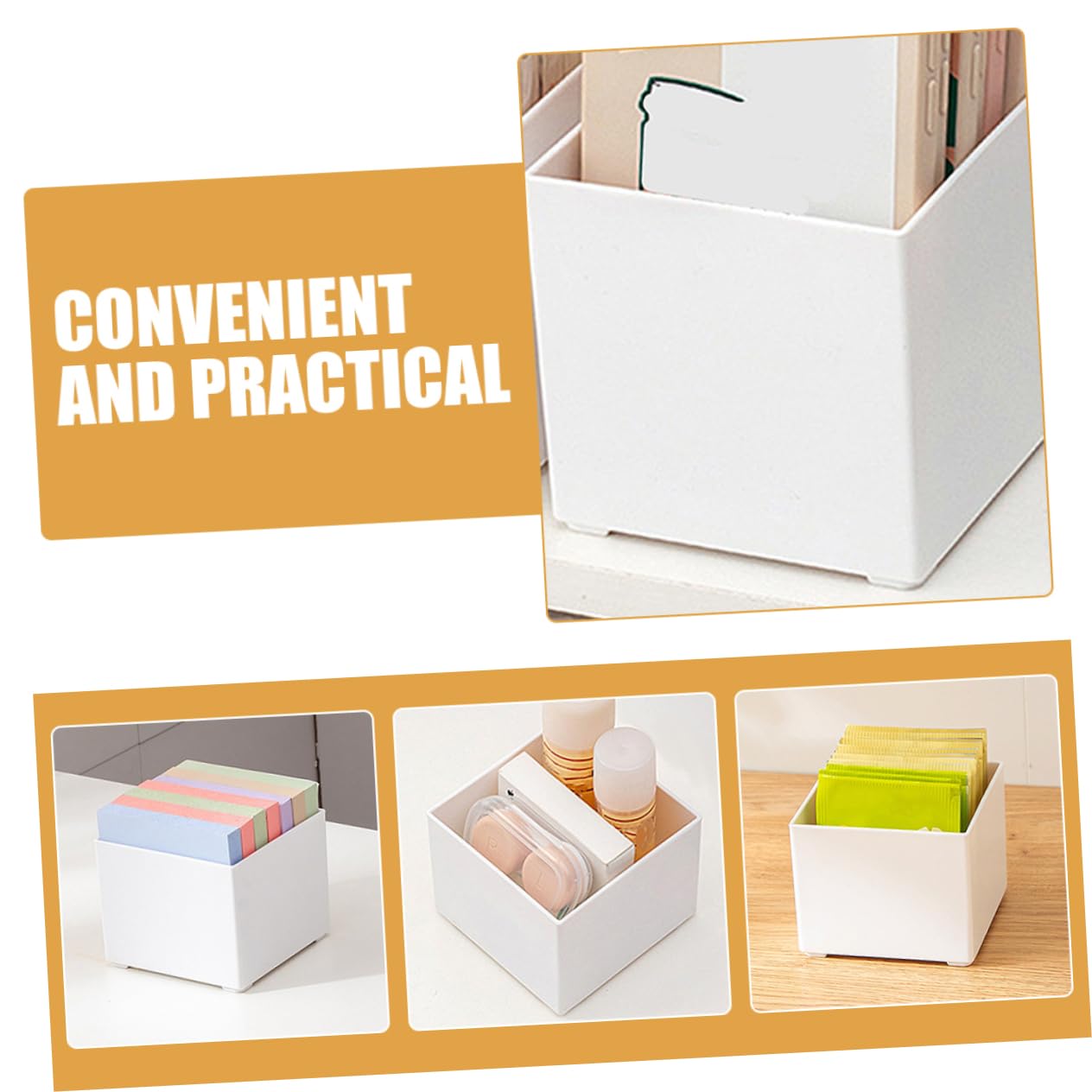 NUOBESTY 8stücke Notizblock Für Schreibtisch Organizer Für Memo Pads Praktische Aufbewahrungsbox Für Bürobedarf Und Vielseitig Einsetzbar Für Studenten Und Arbeitsplatzgestaltung