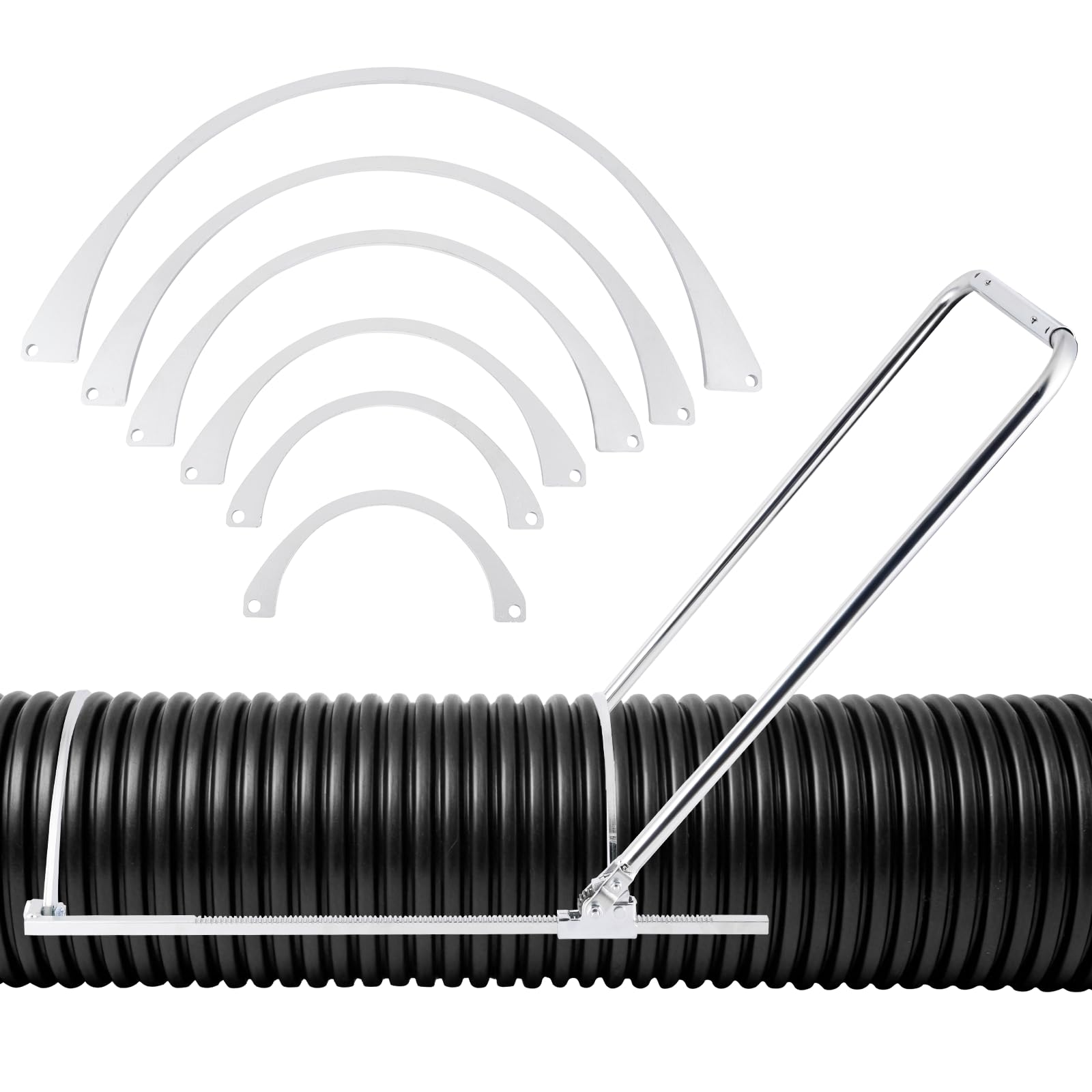 YUCHENGTECH 200-600mm Tensor para Tuberías Corrugadas de HDPE Herramienta de Montaje de Tubo para Proyectos de Drenaje, Alcantarillado y Construcción