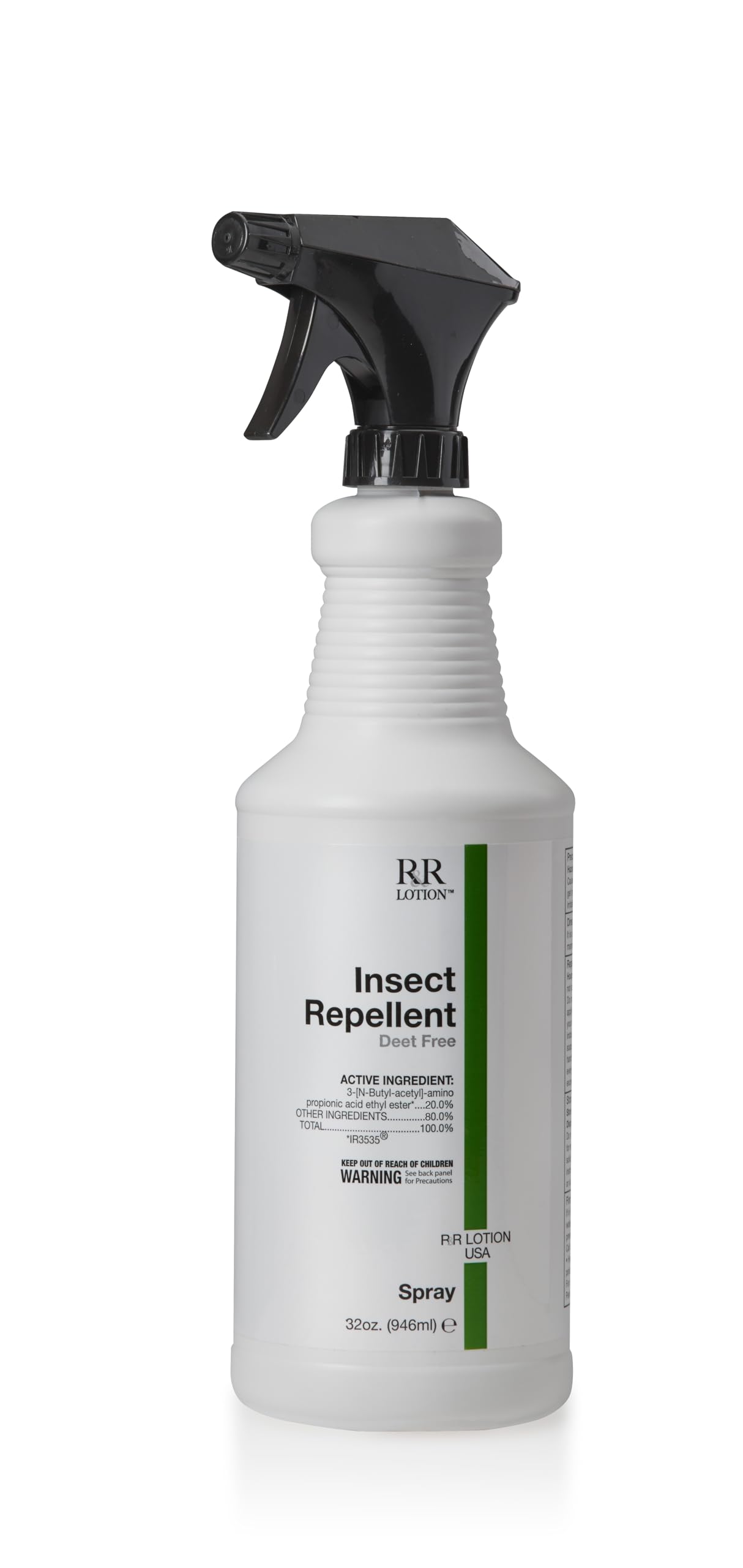 I.C. Insect Repellent Spray. Non-Greasy & Tacky, Odorless, 8 Hour Protection Against Mosquitoes & Ticks. Fast Drying. EPA Registered as a Biopesticide Using IR3535. USA, 32oz Bottle (BRS-32)