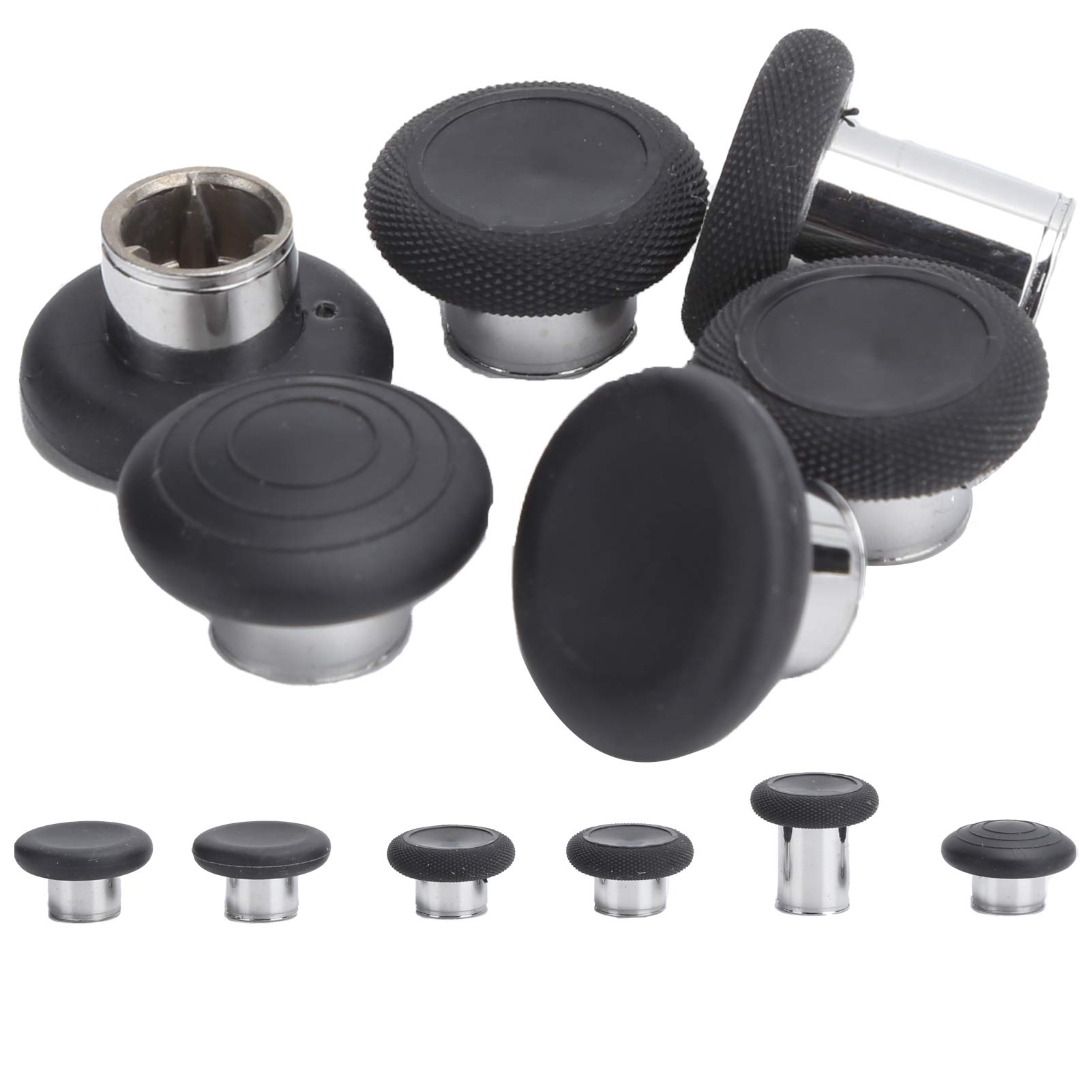 ASHATA Jeu de Palettes de Bouton de Contrôleur de Jeu Manettes de Jeu pour One Elite Série 2, Palettes de Contrôleur Elite de Remplacement D-Pads Joystick Thumbsticks