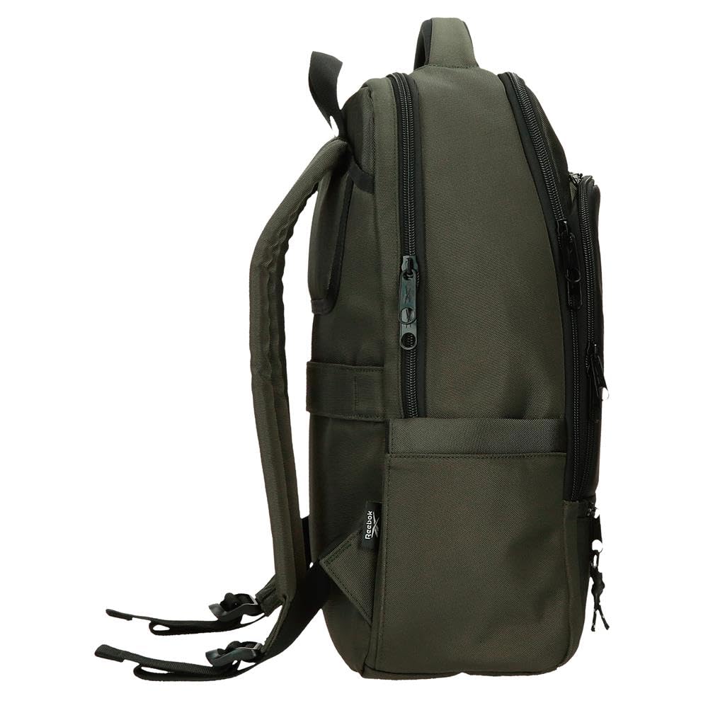 Reebok Houston Zaino per laptop 15,6" Doppio scomparto Verde 30x42x14 cm Poliestere by Joumma Bags