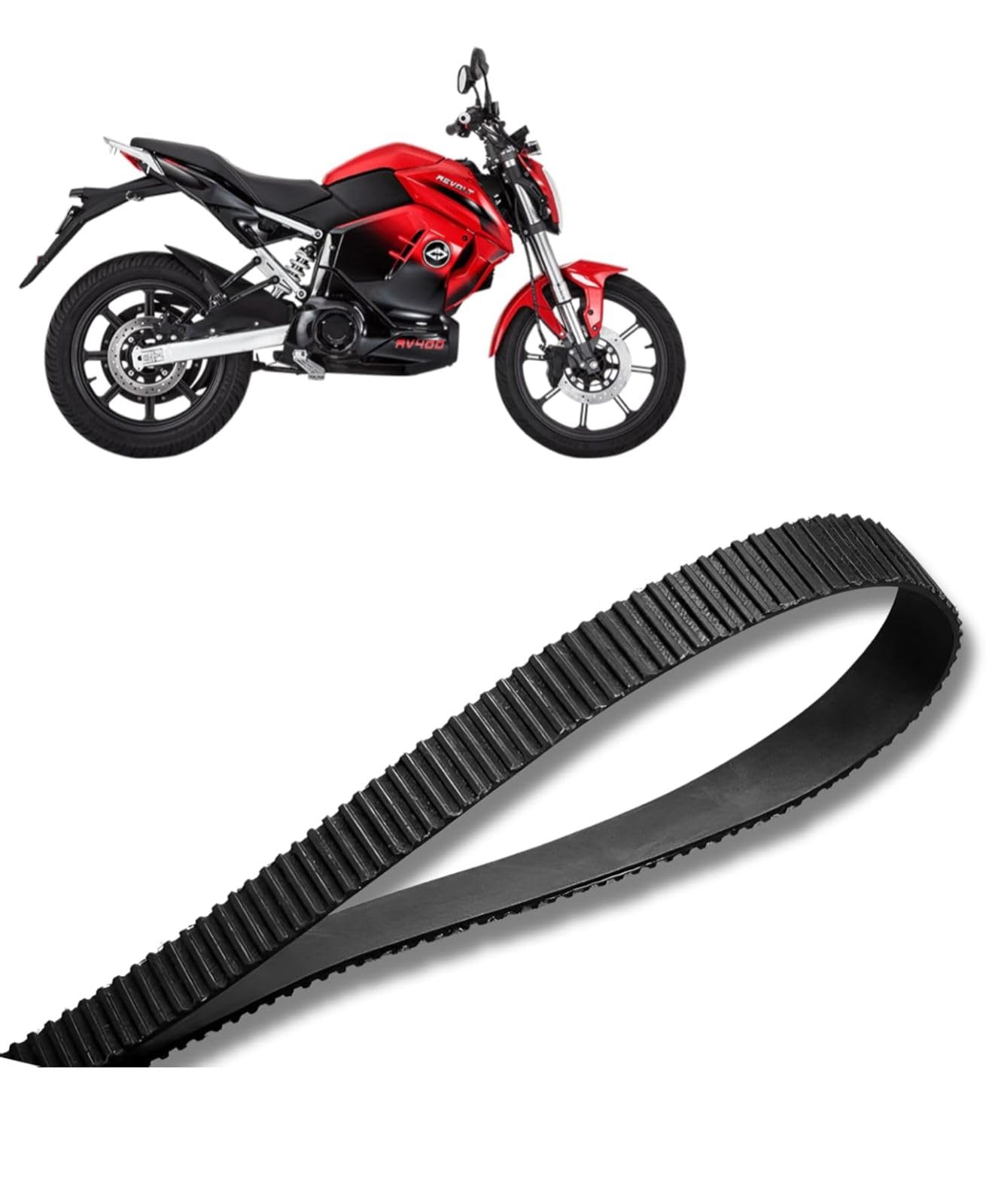 Revolt Original matrix Drive Belt for RV400 Electric Motorcycle, timing belt, Directly imported from Japan (1760 HTD 8M 23) - Image 2 thumbnail