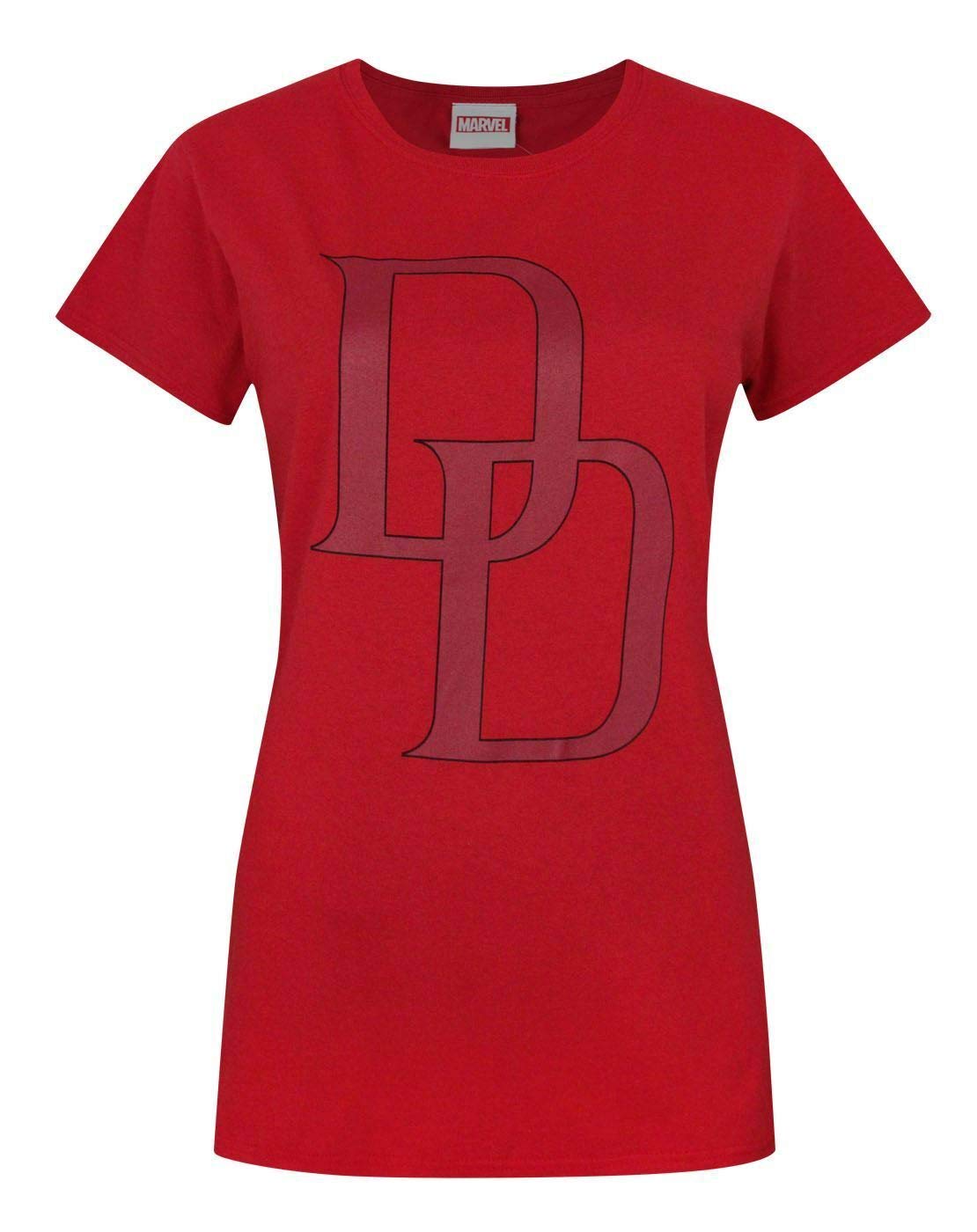 Marvel (Xx-Large) Short Sleeved T-Shirt (Womens ) Red