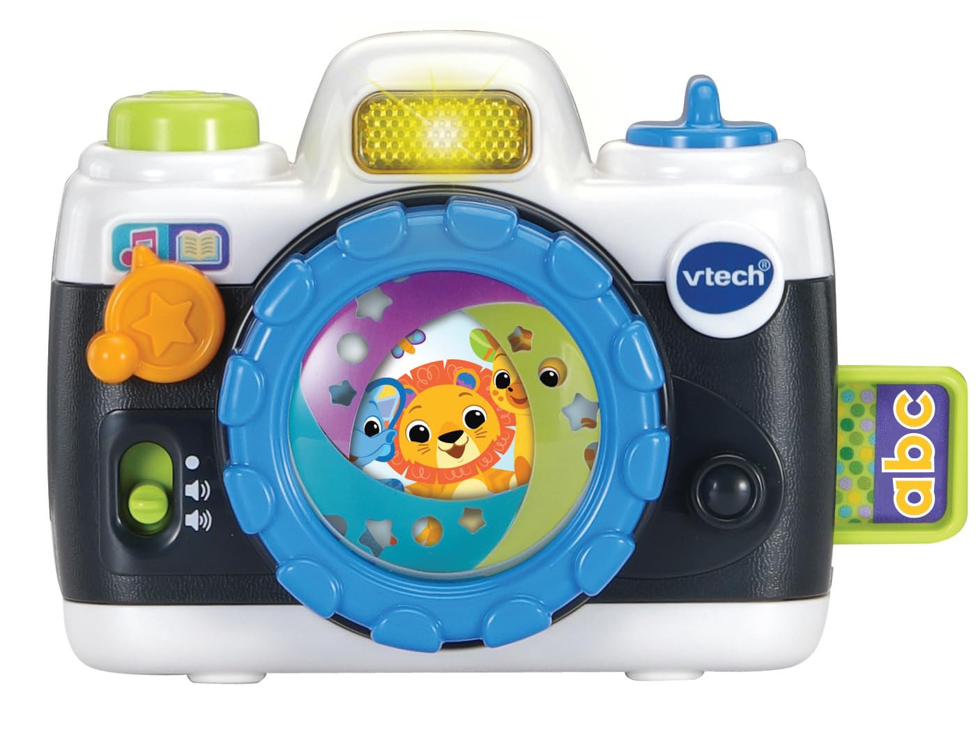 VTech -Baby SLR Camera Baby Photos and Memories, Vintage Toy for Babies +9 Months, Interactive Camera, 2 Game Modes, ESP Version