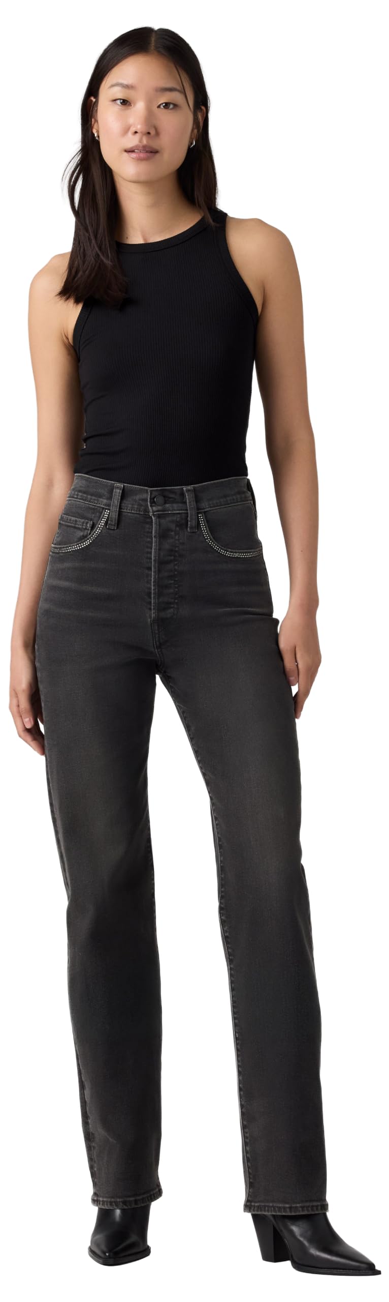 Levi's Damen Jeans Ribcage Full Length