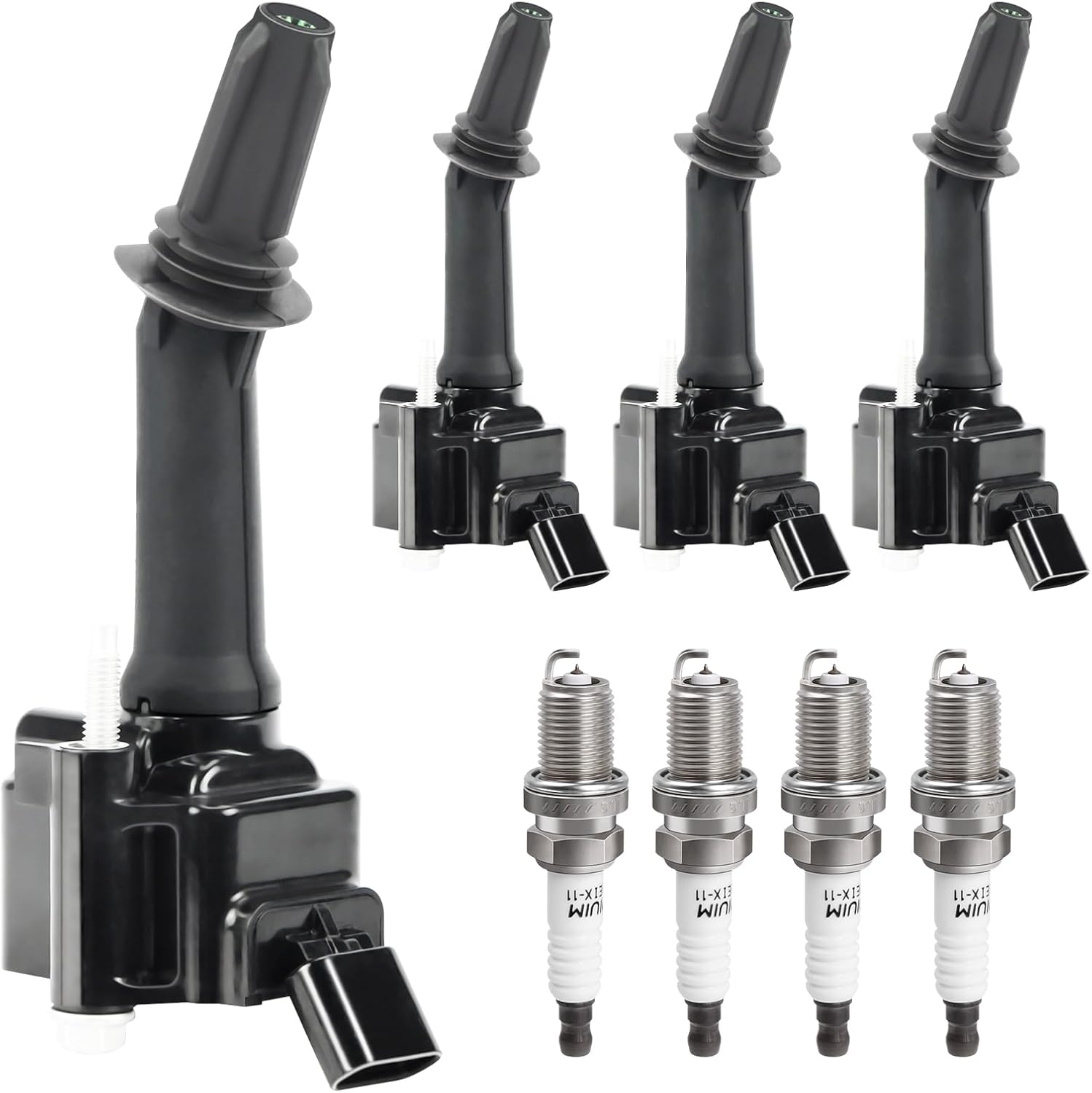 Ignition Coil Pack Spark Plug fit for Turbo L4 1.4 2016 2017 2018 2019 Chevy Cruze Buick Encore, L4 1.5 2016-2019 Chevy Malibu, 2018-2022 Equinox, 2018-2020 GMC Terrain UF802, Set of 4