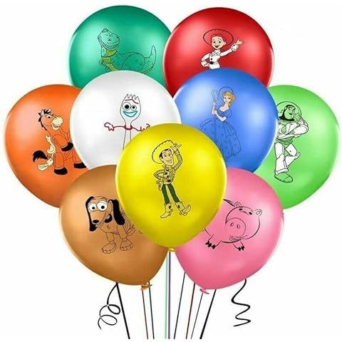 8pcs Toy Story Balloons for Kids' Parties Cover