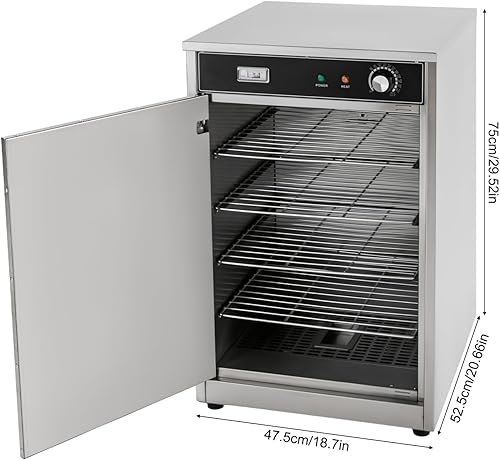 Miniatura 8 de Hot Box Food Warmer,5-Shelf Electric Commercial Warming Oven,600W Countertop Heated Holding Cabinet,Stainless Steel Food Warmer Cabinet for Storing