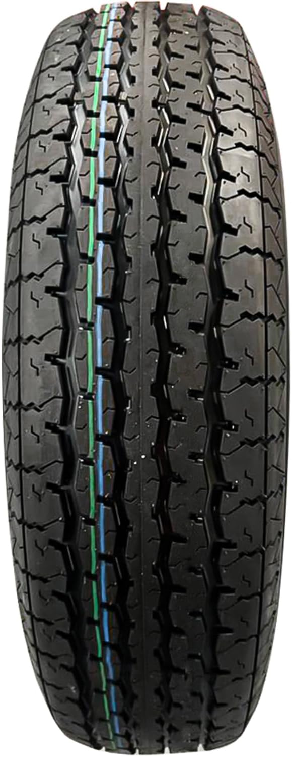 Zeemax WR078 Premium Trailer Radial Tire-ST205/75R15 205/75/15 205/75-15 111/106M Load Range E LRE 10-Ply BSW Black Side Wall
